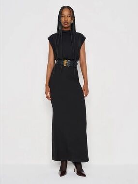 Reformation Black Sleeveless Maxi Dress